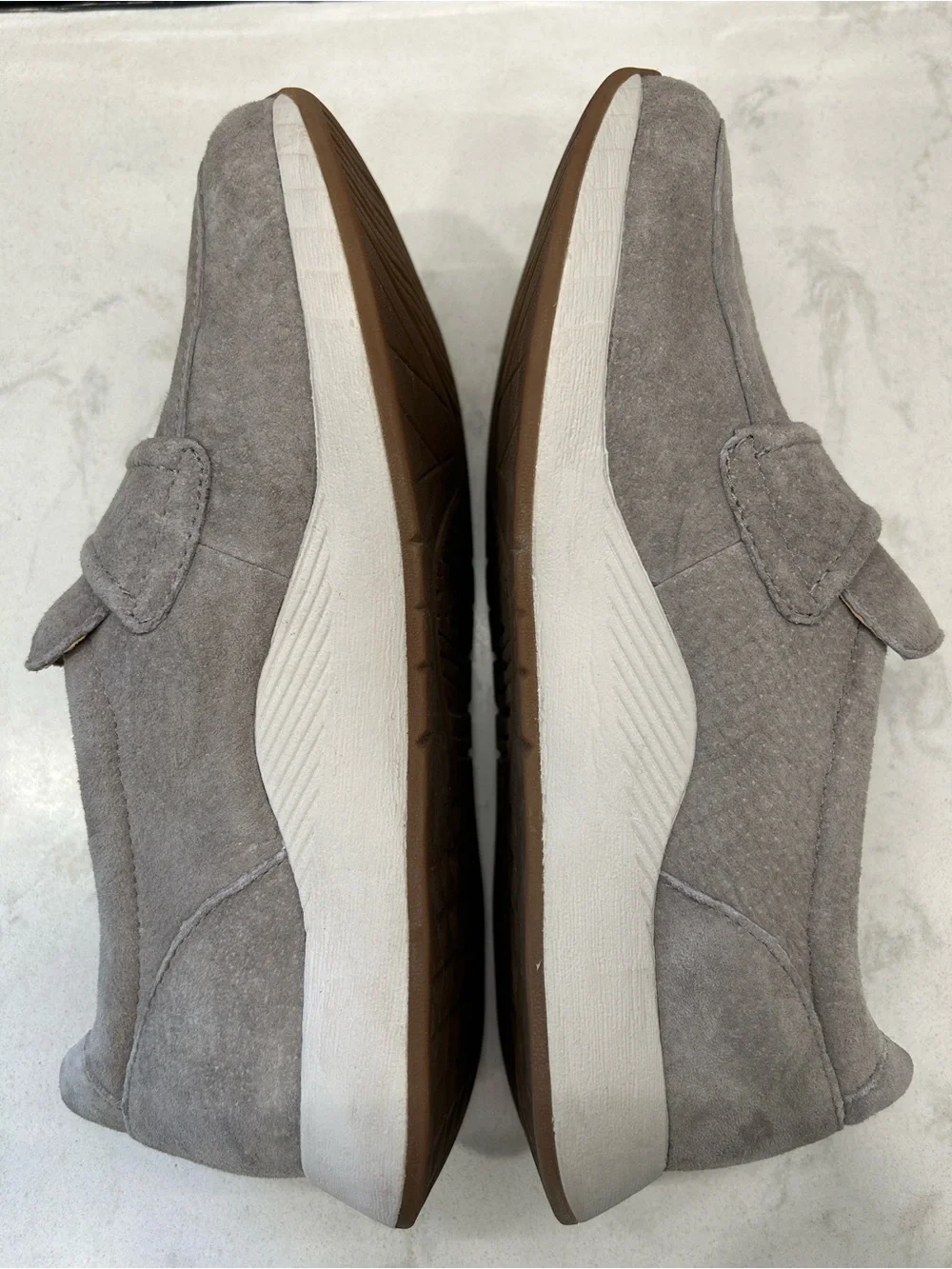 Dansko Clementine Slip-On Suede Leather Sneaker Light Grey